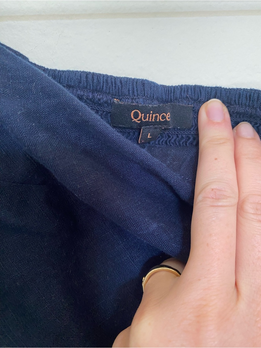 100% European Linen Strapless Top - Picture 3 of 4